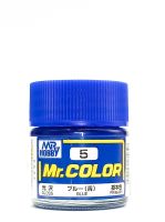  Blue gloss, Mr. Color solvent-based paint 10 ml. / Синий глянцевый