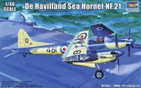 Збірна модель 1/48 Винищувач De Havilland "Sea Hornet" NF.21 Trumpeter 02895