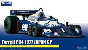 обзорное фото Шестиколісний гоночний автомобіль Формули-1 / Tyrrell P34 1977 Japan GP Long Wheel Version Автомобілі 1/20