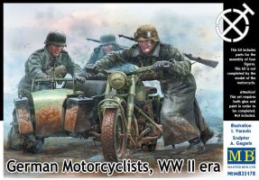 "German Motorcyclists, WWII era" 