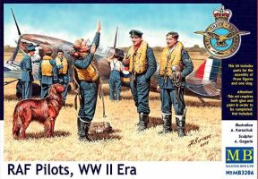 обзорное фото "RAF Pilots, WW II Era"  Фігури 1/32