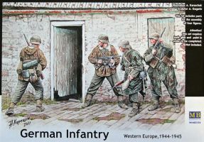 обзорное фото  Немецкая пехота в Западной Европе 1944-1945г Фигуры 1/35