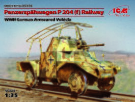 Німецький залізничний бронеавтомобіль Panzerspahwagen P 204 (f)