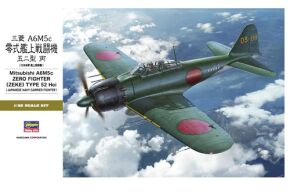 Збірна модель літака MITSUBISHI A6M5c ZERO FIGHTER (ZEKE) TYPE 52 HeiST34 1/32
