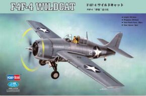 Buildable model of the American F4F-4 “Wildcat” Fighter