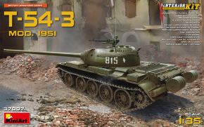 T-54-3 СОВЕТCКИЙ СРЕДНИЙ ТАНК. Обр. 1951 г. С ИНТЕРЬЕРОМ