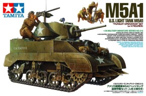 Сборная модель 1/35 легкий танк США M5A1 Тамия 35313