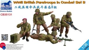 Збірна модель британських парашутистів часів Другої світової війни у бойовому наборі B