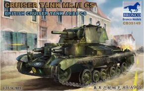 Збірна модель Cruiser Tank Mk.I/I CS Британський Cruiser Tank A9/A9CS