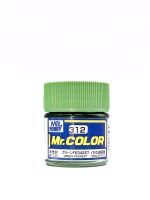 Green FS34227 semigloss, Mr. Color solvent-based paint 10 ml. (FS34227 Зелёный полуматовый)
