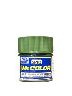 Field Green FS34097 semigloss, Mr. Color solvent-based paint 10 ml / Полевой зеленый полуглянцевый