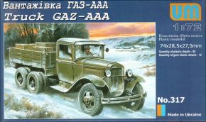 обзорное фото Soviet truck GAZ-AAA Автомобілі 1/72