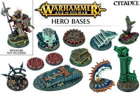 обзорное фото AGE OF SIGMAR HERO BASES Ігрові набори