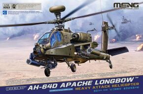 Збірна модель 1/35 Американський ударний вертоліт Apache Longbow Менг QS-004