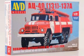 обзорное фото АВТОЦІСТЕРНА ПОЖЕЖНА АЦ-40(131)-137А Автомобілі 1/72