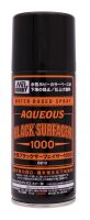 Mr.Aqueous Black Surfacer 1000 / Черный грунт на водной основе в аэрозоле 