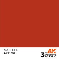 MATT RED – STANDARD / МАТОВЫЙ КРАСНЫЙ