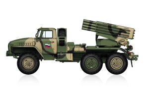 Russian BM-21 Grad Late Version