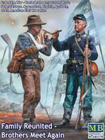 обзорное фото "Family Reunited - Brothers Meet Again. End of the War - American Civil War series Фігури 1/35