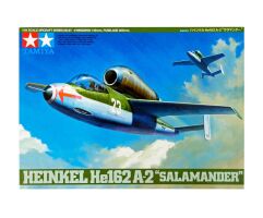 Сборная модель 1/48 Самолет HEINKEL HE162 A-2 (SALAMANDER) Тамия 61097