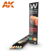 обзорное фото Watercolor pencil set Basics /  Набор карандашей: базовые цвета Weathering