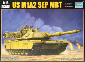 Збірна модель 1/16 Американський танк US M1A2 SEP MBT Trumpeter 00927
