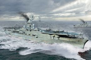 обзорное фото German Navy Aircraft Carrier DKM Peter Strasser Флот 1/700