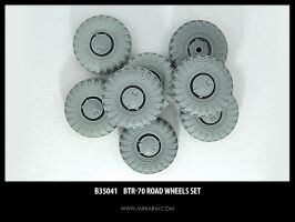 обзорное фото БТР-70 набор колес 8ш Смоляные колёса