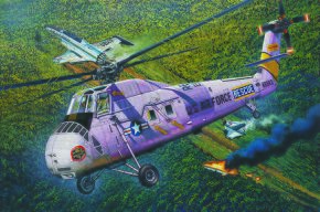 обзорное фото HH-34J USAF Combat Rescue - Re-Edition Гелікоптери 1/48