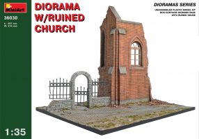 Диорама с разрушенной церковью