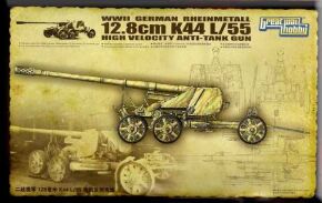 WWII German Rheinmetall 12.8cm K44 L/55 Anti-Tank Gun 