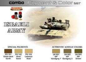 обзорное фото Israeli Army - Pigment & Color Set Набори weathering