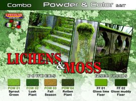 обзорное фото Lichens & Moss - - Powder & Color Set Набори weathering
