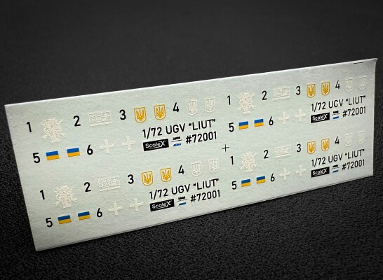 Набор 1/72 Наземный дрон &quot;Лють&quot; MAG + PKT ScaleX VG 72003 детальное изображение Наземные дроны Военная техника