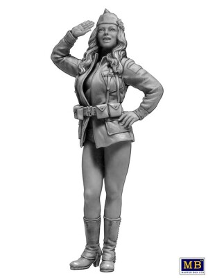 Сборная модель 1/24 Фигура Набор Pin-Up Series №6 - All the Way! (1 фигурка) MasterBox 24087 детальное изображение Фигуры 1/24 Фигуры