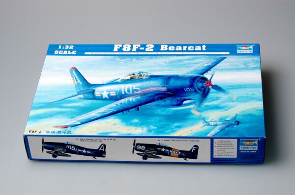 Збірна модель 1/32 Літак F8F-2 Bearcat Trumpeter 02248 детальное изображение Самолеты 1/32 Самолеты