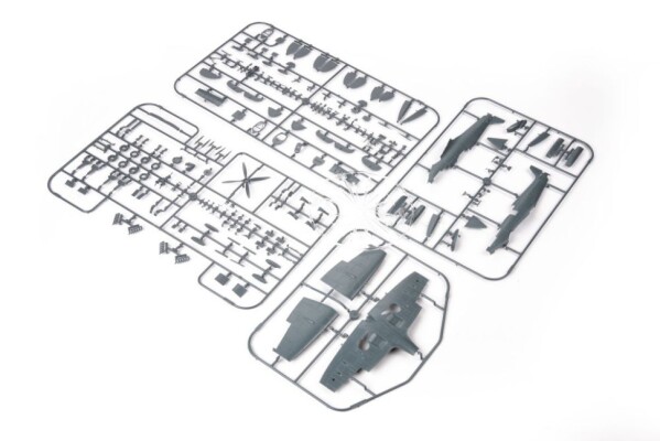 Збірна модель 1/48 Британський винищувач Spitfire HF Mk.VIII Eduard 8287 детальное изображение Самолеты 1/48 Самолеты