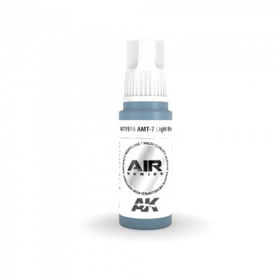 Acrylic paint AMT-7 Light Blue  AIR AK-interactive AK11916 детальное изображение AIR Series AK 3rd Generation