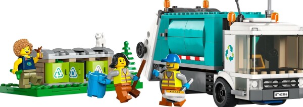 Constructor LEGO City Garbage Truck 60386 детальное изображение City Lego