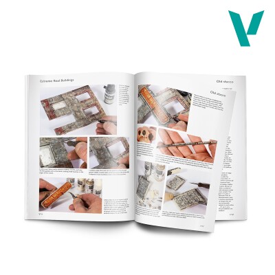 Book - Extreme Realistic Buildings Vallejo VAL 75050 детальное изображение Обучающая литература Книги