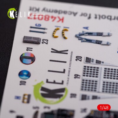 A-10C &quot;Thunderbolt&quot; 3D interior decal for Academy kit 1/48 KELIK K48017 детальное изображение 3D Декали Афтермаркет