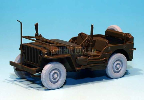  WW2 U.K. Commando/SAS Jeep Wheel set  детальное изображение Смоляные колёса Афтермаркет