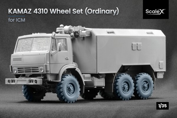 Набор колес для Камаз 4310 от ICM ScaleX WM 35008 детальное изображение Колёса Афтермаркет