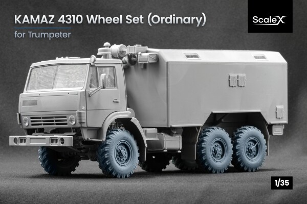 Набор колес для Камаз 4310 от Trumpeter ScaleX WM 35009 детальное изображение Колёса Афтермаркет