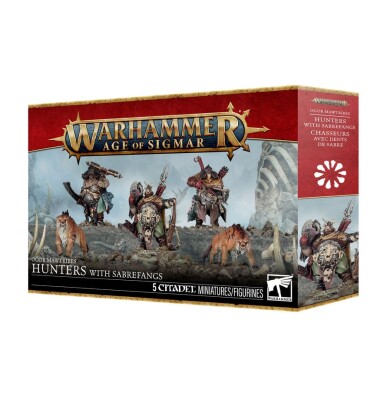 Ігровий набір Warhammer AGE OF SIGMAR - OGOR MAWTRIBES - HUNTERS WITH SABREFANGS детальное изображение Племена Огров Разрушение