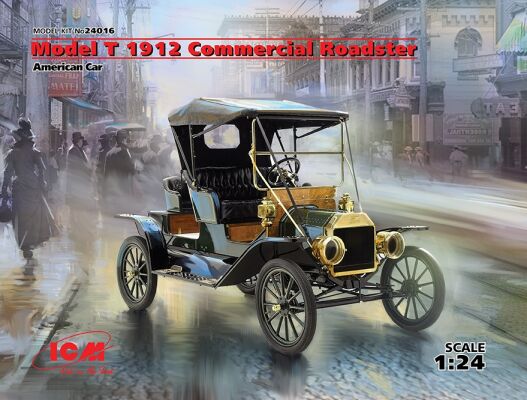 Модель T 1912 “Комершл Родстер” детальное изображение Автомобили 1/24 Автомобили
