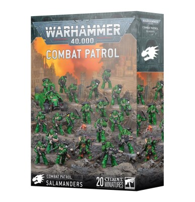 Ігровий набір Warhammer 40000 - COMBAT PATROL - SALAMANDERS детальное изображение Саламандры Космические Десантники