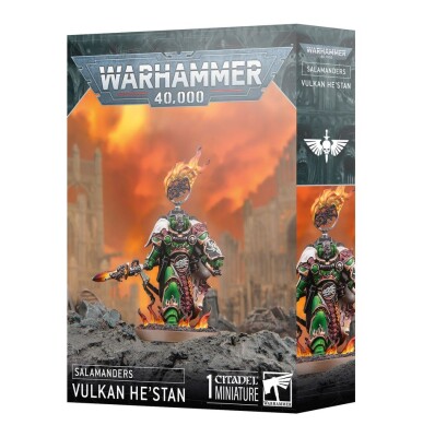 Warhammer 40000 Game Set - SALAMANDERS - VULKAN HE'STAN детальное изображение Саламандры Космические Десантники