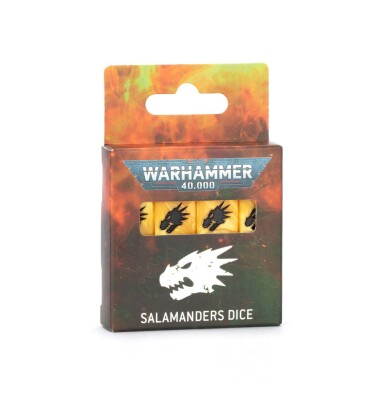 Warhammer 40000 Game Dice - SALAMANDERS DICE детальное изображение Кубы WARHAMMER 40,000
