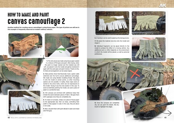 Журнал Урок 17 - Реалистичная кожа и холст AK-interactive AK542 детальное изображение Обучающая литература Книги